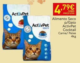 Recheio Ração para gatos activpet promoção