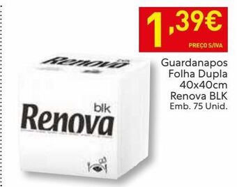 Recheio Guardanapos de papel renova promoção