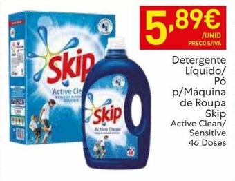 Recheio Detergente skip promoção