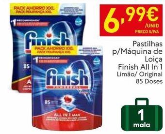 Recheio Detergente finish promoção