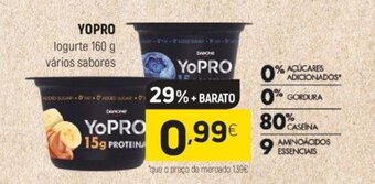 Coviran Yopro Iogurte 160g varios sabores promoção