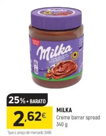 Coviran Milka Creme Barrar Spread 340g promoção
