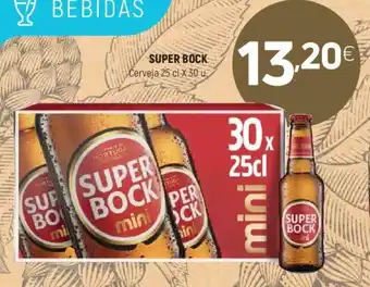 Coviran Super Bock Cerveja 25cl x 30 u. promoção