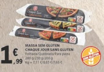 Massa sem Gluten Chaque Jour Sans Gluten