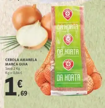 E.Leclerc Cebola Amarela Marca Guia 2kg promoção
