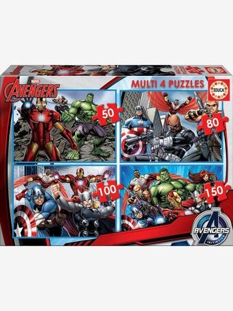 Vertbaudet Lote de 4 puzzles progressivos de 50 a 150 peças multi 4... promoção
