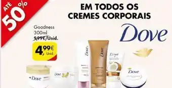 Pingo Doce Creme para o corpo dove promoção