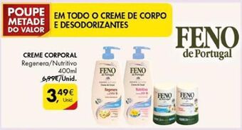 Pingo Doce Creme hidratante feno promoção
