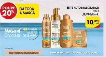 Pingo Doce Bronzeador garnier promoção