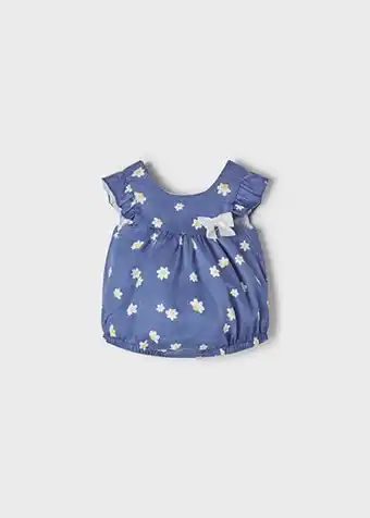 Mayoral Macacão estampadao ecofriends recém nascido menina promoção