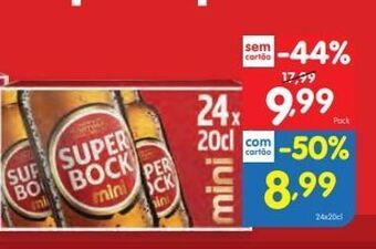 Minipreço Cerveja super bock promoção