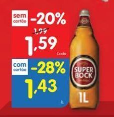 Minipreço Cerveja super bock promoção