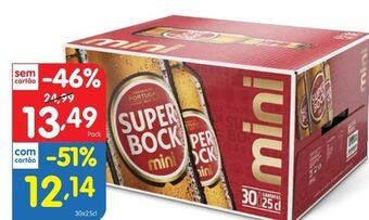 Minipreço Cerveja super bock promoção