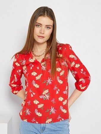 Kiabi Blusa com gola tunisina promoção