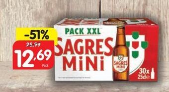 Minipreço Cerveja sagres mini promoção