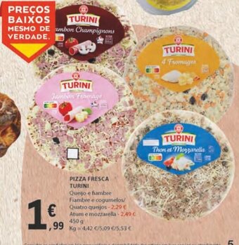 E.Leclerc Pizza Fresca Turini promoção