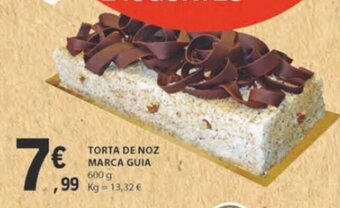 E.Leclerc Torta de Noz Marca Guia 600g promoção