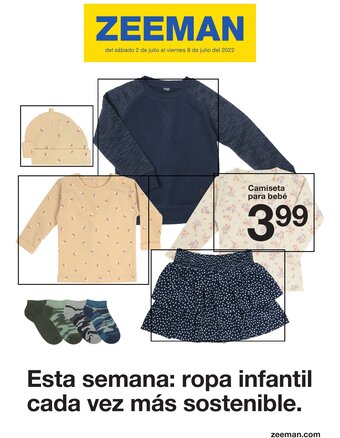 Zeeman Camiseta para Bebe promoção