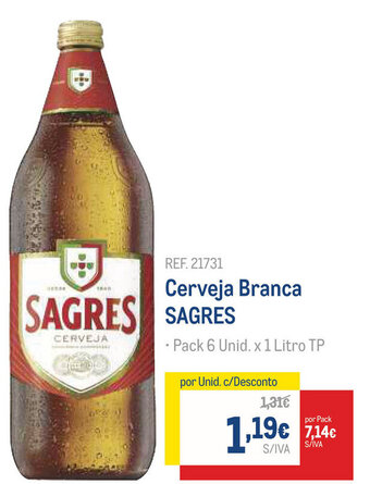 Cerveja Branca Sagres