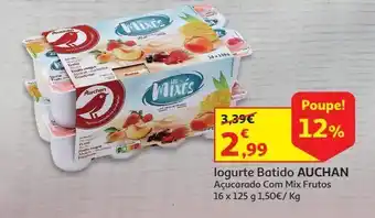 Iogurte batido auchan