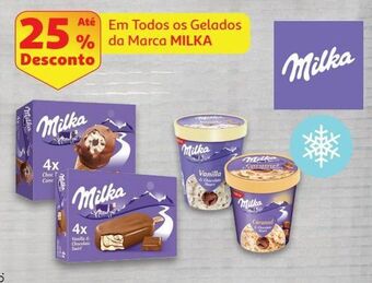 Auchan Gelado milka promoção