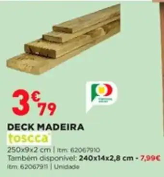 Bricomarché Deck Madeira Toscca promoção