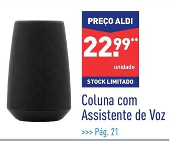 Coluna com Assistente de Voz