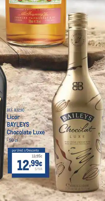 Makro Licor Baileys Chocolate Luxe 50cl promoção