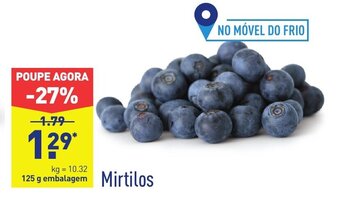 ALDI Mirtilos promoção