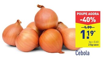 ALDI Cebola promoção