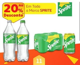 Auchan Refrigerante c/ gás sprite promoção