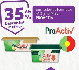 Auchan Creme vegetal pro activ promoção