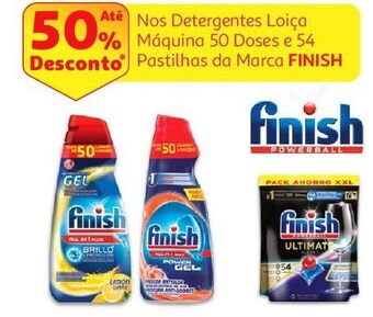 Auchan Det.maquina loiça finish promoção