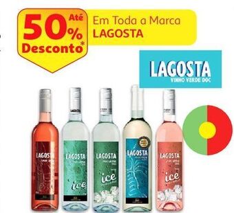 Auchan Vinho branco lagosta promoção