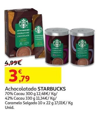 Auchan Achocolatado starbucks promoção