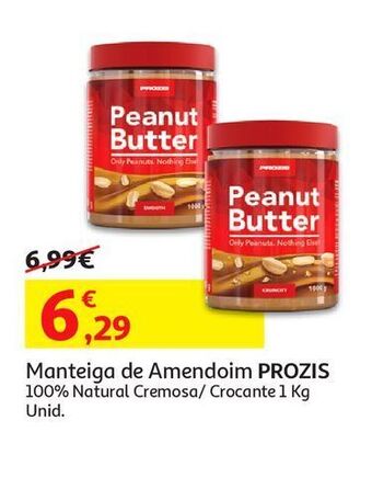 Auchan Manteiga amendoim prozis promoção