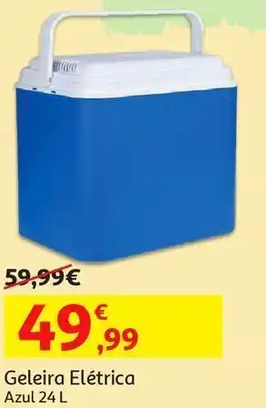 Auchan Geleira eléctrica .:azul 24ltr promoção