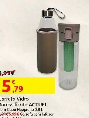 Auchan Garrafa vidro borosilic actuel promoção