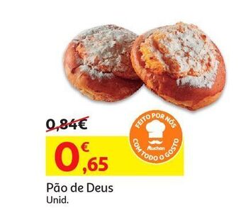 Auchan Pão de deus:un produção própria promoção