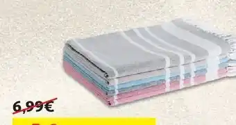 Toalha foutah riscas actuel:c/franjas 100%alg 85x170