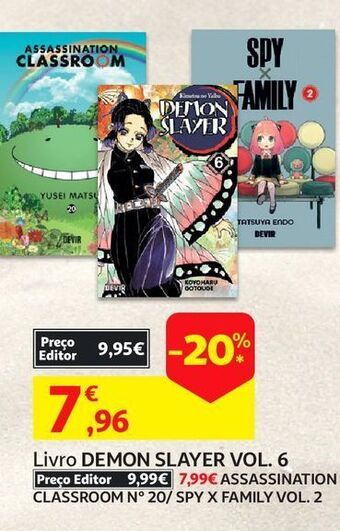 Auchan Livro demon slayer promoção