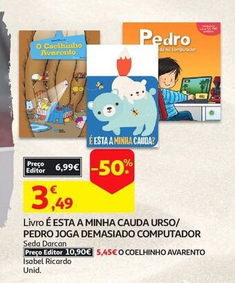 Auchan Livro pedro joga demasiado promoção