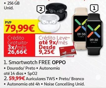 Auchan Smartwatch oppo promoção