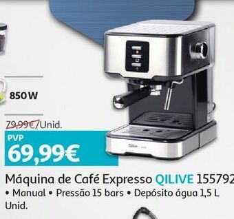 Auchan Máquina café expresso qilive:manual promoção