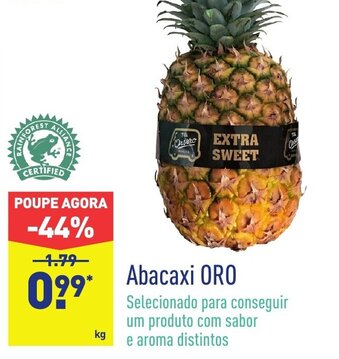 ALDI Abacaxi ORO promoção