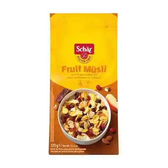 Pingo Doce Muesli com fruta sem glúten schär promoção