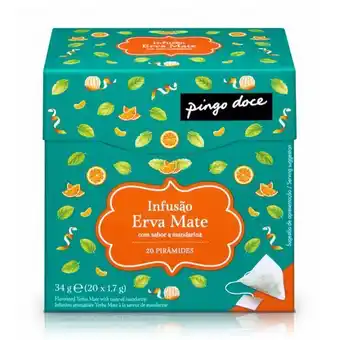 Pingo Doce Infusão erva mate mandarina príncipe pingo doce promoção
