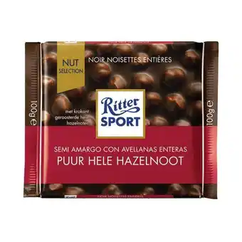 Tablete de chocolate nut puro com avelãs ritter sport