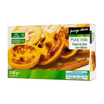 Pingo Doce Pastéis de nata sem glúten pura vida promoção