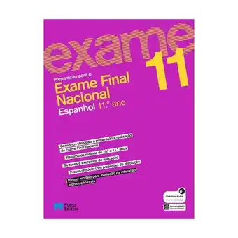Pingo Doce Livro de preparação de exame nacional espanhol 11º ano promoção